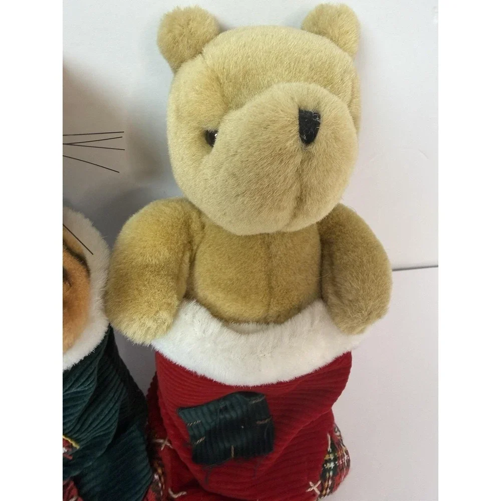 Gund Classic Pooh & Tigger‎ In Christmas Stocking Plush Stuffed Animals Holiday